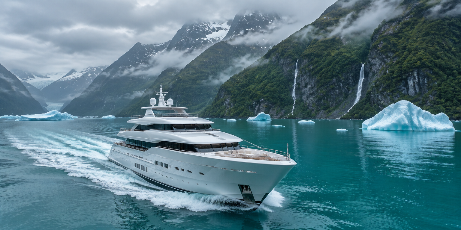 M/Y Ludzie luxury yacht with no people visible on deck