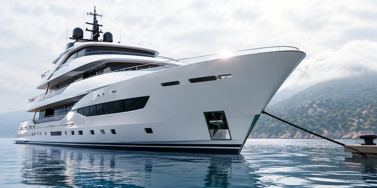 M/Y O'Madeleine luxury yacht with no people visible on deck